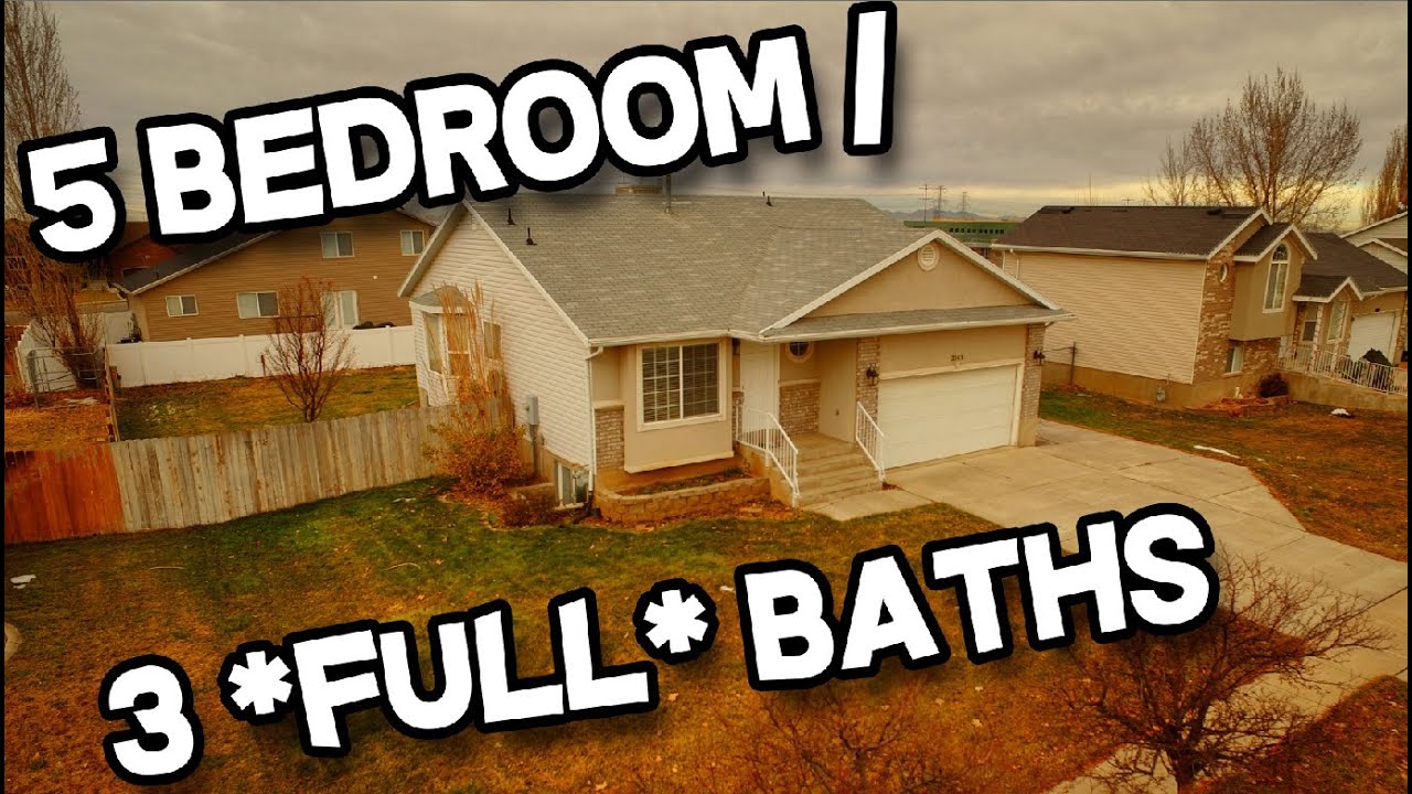 5 Bedroom 3 Bathroom Clinton Utah Home  For Sale  with Open  