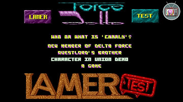Are You A Lamer Or Not? (The Test) by Delta Force (1990) | Atari ST Demoscene