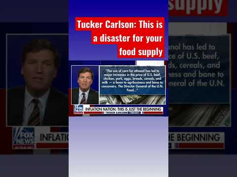 Tucker Carlson: The Biden admin has decided to make food scarcer and more expensive #shorts.