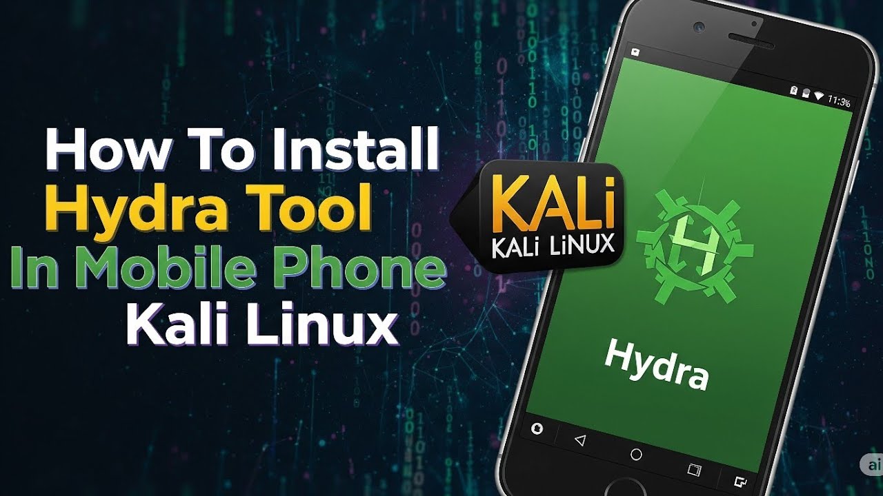 How to Install Hydra Tool in Mobile Phone Kali Linux ! This video only ...