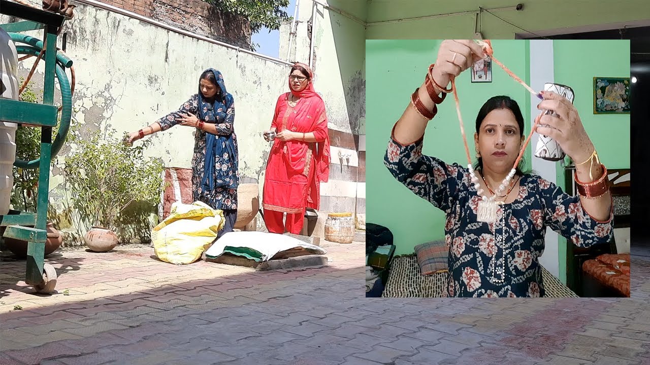 Все три свекрови и невестки вместе отметили праздник Ахой Аштами. Видеоблоги Шраддхи Шри. Семейны...