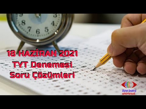 18 Haziran 2021 TYT Denemesi Matematik Soru Çözümleri