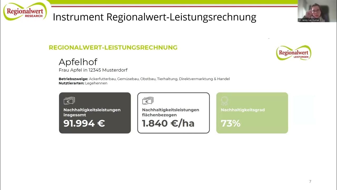 RegionalwertLeistungsrechnung Macht Nachhaltigkeit sichtbar YouTube