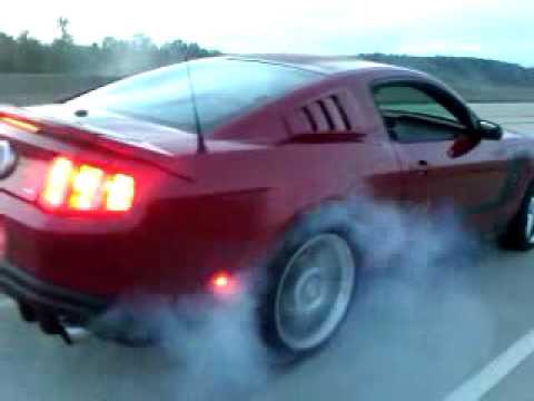 My 2010 Roush Mustang GT 427R doing a burnout