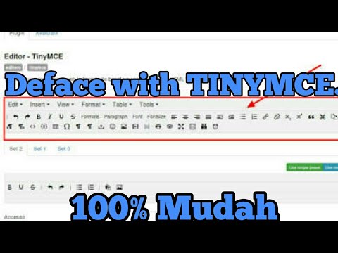 Cara deface Metode TINYMCE - EXI2T CYBER TEAM