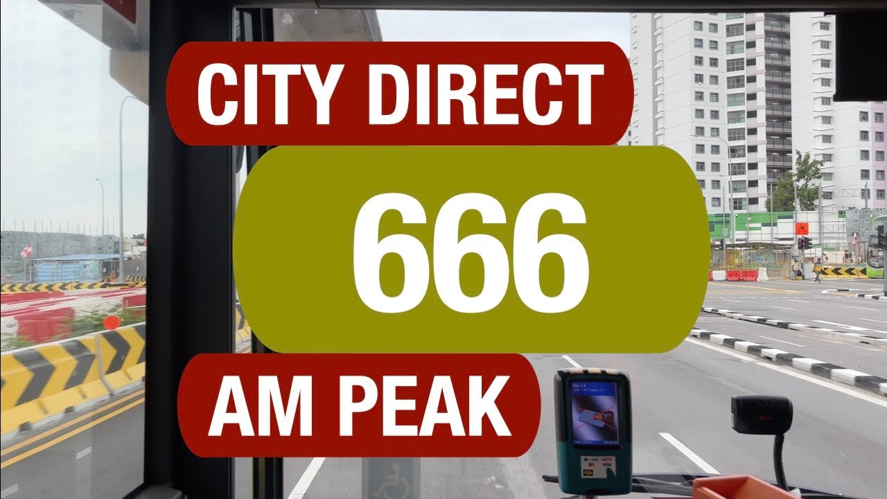 Go-Ahead City Direct 666 (Morning Peak) | Bus Service Route Visual