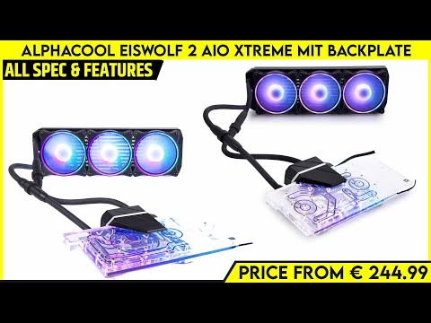 Alphacool Eiswolf 2 AIO Launched For Gigabyte RTX 3080/3090 & Sapphire RX 6800XT/6900XT | 244.09 €
