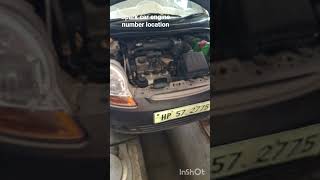 Chevrolet Spark car engine number location in full details
