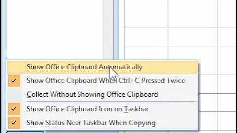 How to turn off showing the Office clipboard automatically in Word