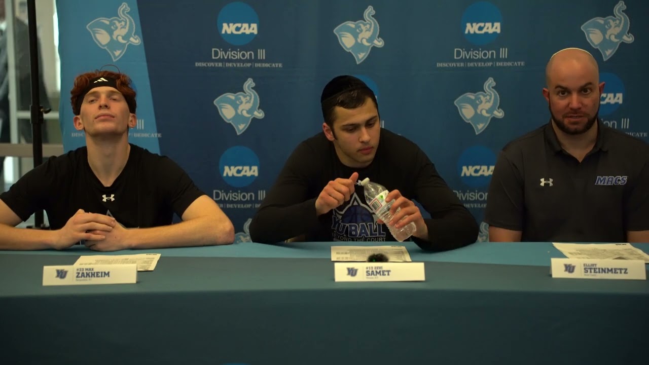 2025 NCAA Tournament Postgame Press Conference - NCAA First Round at Tufts - Yeshiva University