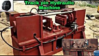 Excavator Track Link Remove Machine | Track Pin Pusher Hydraulic Track Chain Press Machine Making