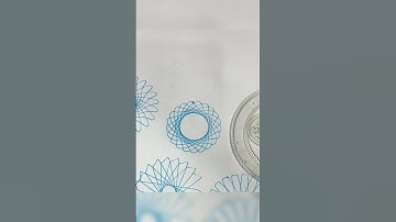 Spirograph Art draw ASMR Satisfying #shorts #youtubeshorts #spirograph
