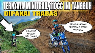 TERNYATA MINITRAIL SK 110CC INI TENAGANYA MANTAP | DODE PERTAMA KALI PAKAI 110CC | MINITRAIL 110CC