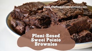 Plant Based Sweet Potato Brownies