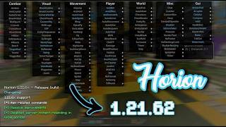 FREE Horion 1.21.72 For MCBE Hack Client | Minecraft Bedrock Hack Client 1.21.72 Newest Version 2026
