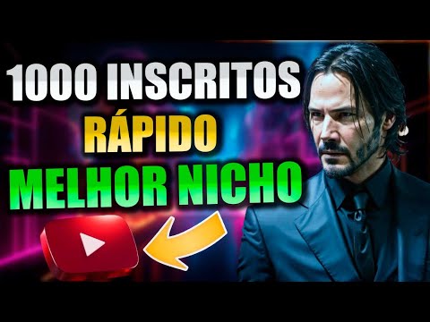 O MELHOR nicho para conseguir os MIL INSCRITOS muito rápido