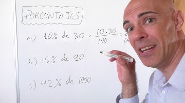 CÓMO HALLAR EL PORCENTAJE DE UNA CANTIDAD