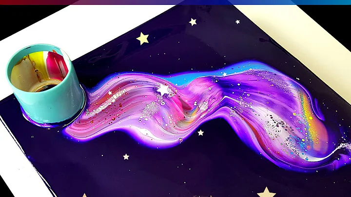 Just Paint and Water NEBULA Pour ~ Violet Acrylic ...