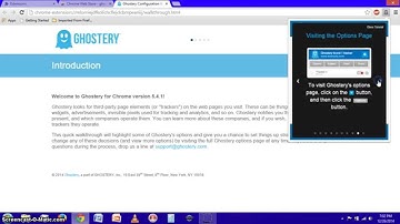 Ghostery Extension in Chrome and Firefox