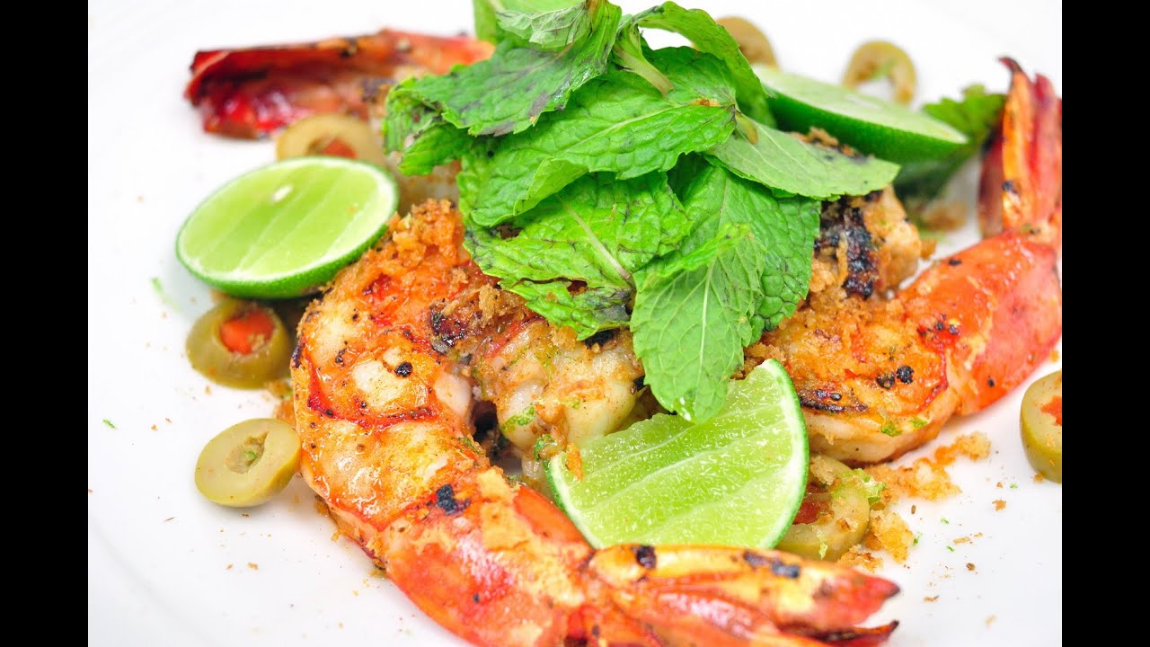 กุ้งย่างมาการีต้า | Margarita Prawn BBQ