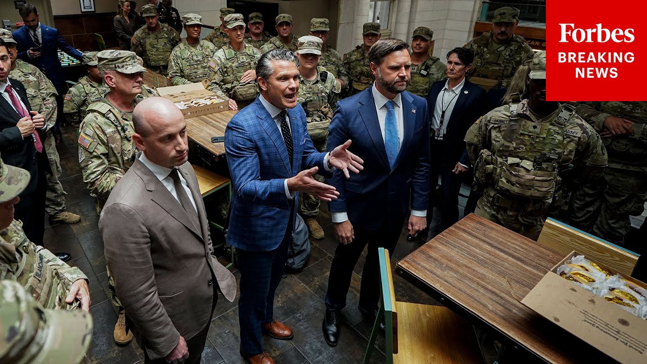 JD Vance Asked: Vance Why Are Troops At Union Station And Not At High Crime Areas In Washington DC?