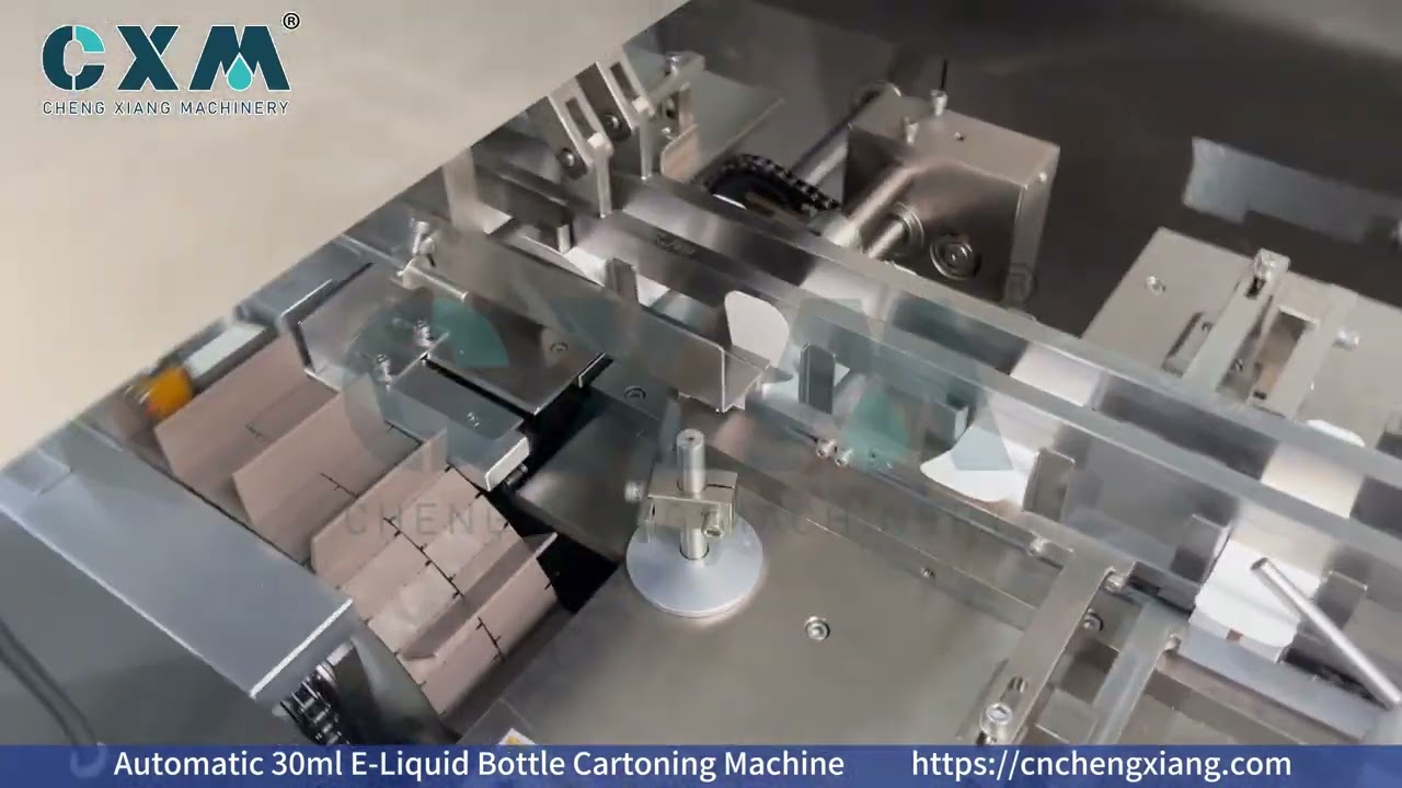 Inside Vape Factory | E-Liquid Bottle Cartoning Machine in Action 
