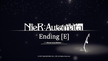 *Spoilers* Nier:Automata Ending E - Cinematics & Final Boss (Both Choices)