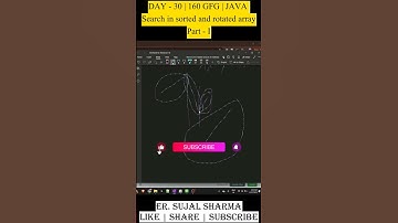 GFG 160 | Day - 30 | Part 1 | Sorted and Rotated Min | DSA | Hindi  #dsa #shorts #short #yt
