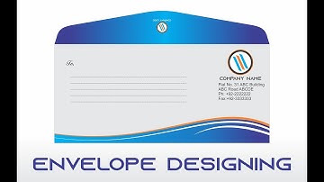 How to Design Envelope in Corel Draw 2018 Tutorial by, Amjad Graphics Designer