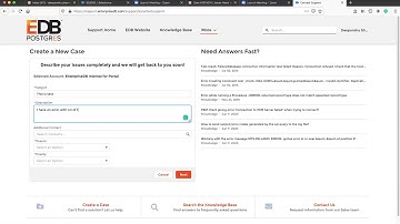Welcome to EDB Support 2.0!