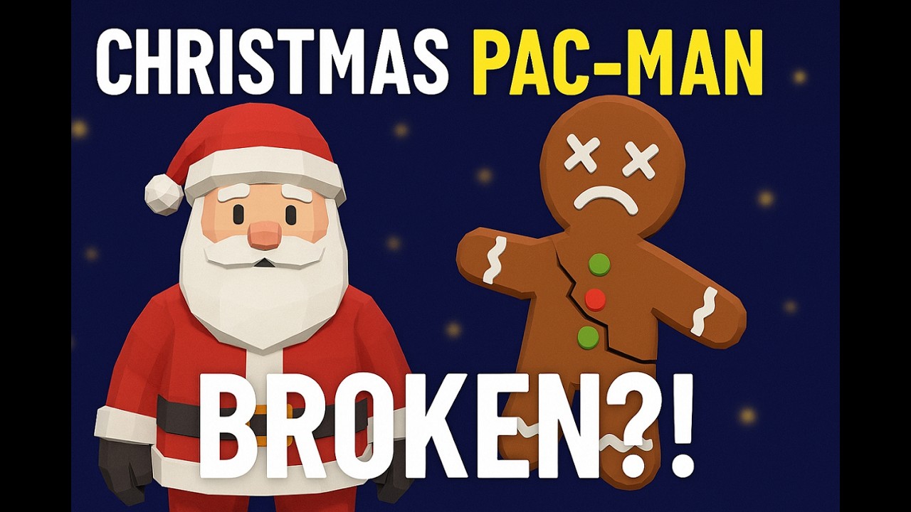 🎄 Christmas Pac-Man Devlog: Gingerbread Man is Broken?! 🍪 - YouTube