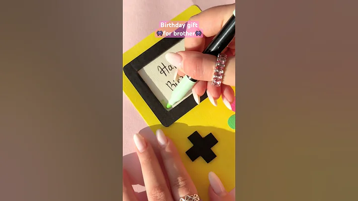 DIY birthday gift idea for brother 👾