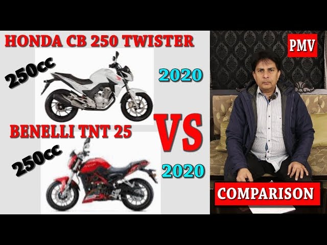 HONDA CB 250 TWISTER vs BENELLI TNT 25 DETAILED COMPARISON MODEL