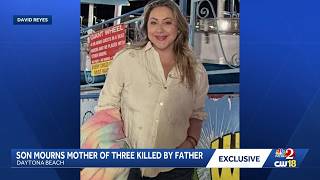 'She made everybody happy': Son mourns Daytona Beach mother killed by his father