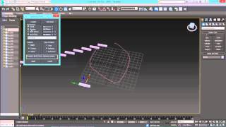 3ds Max для начинающих урок 20 ( Копирование по пути) 3ds Max для начинающих урок 20 ( Копирование по пути)