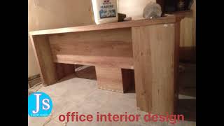 Office Wooden Interior Design Complete
