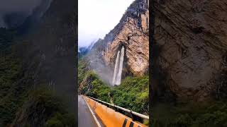 🏞️ Cascade of Serenity | Waterfall Wonders 🏞️ #NatureLovers  #NaturalWonder #goodmorningvideo