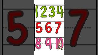 Learn English counting number 1 2 3,123 counting #1to100number #counting #viralvideos