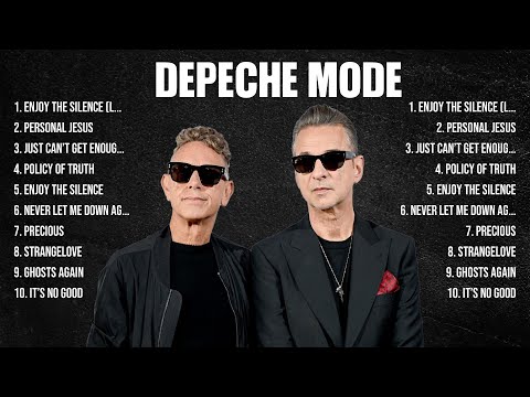 Depeche Mode Greatest Hits 2024   Pop Music Mix   Top 10 Hits Of All Time