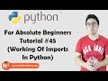 How Import Works In Python? | Python Tutorials For Absolute Beginners In Hindi #45