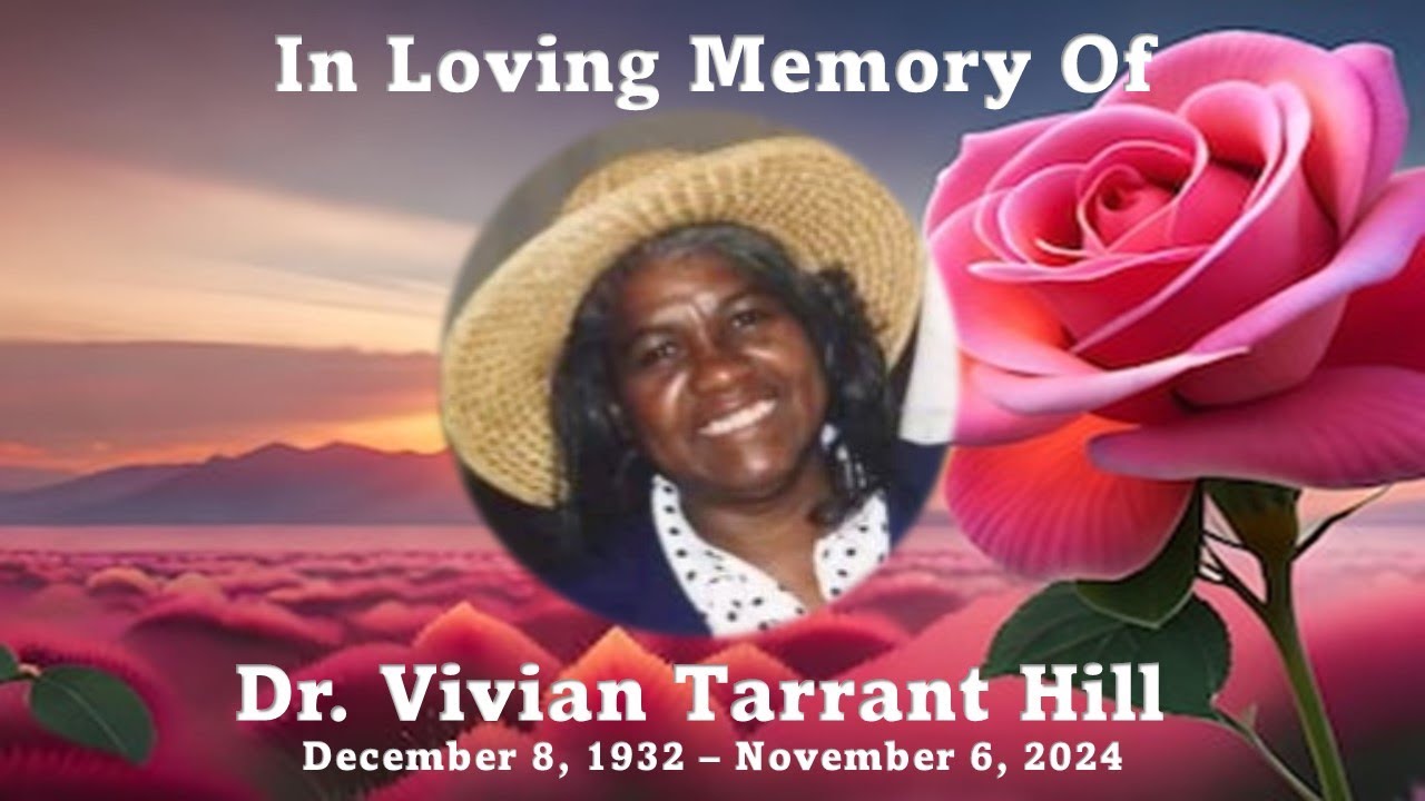 Vivan R.hill Dr. Vivian T. Hill - Celebration of Life - YouTube