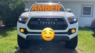 Tacoma Amber Fog Light Tint (Laminx)