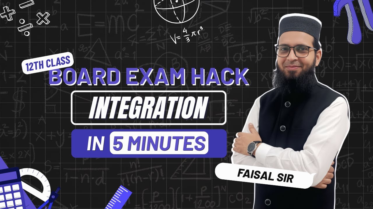 Integration Made EASY 🔥| Substitution Shortcut Explained | Solve Questions in 5 Minutes | Faisal Sir