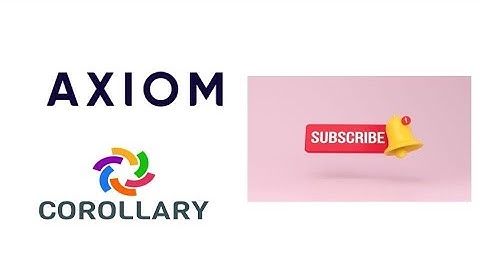 Axiom and Corollary Types