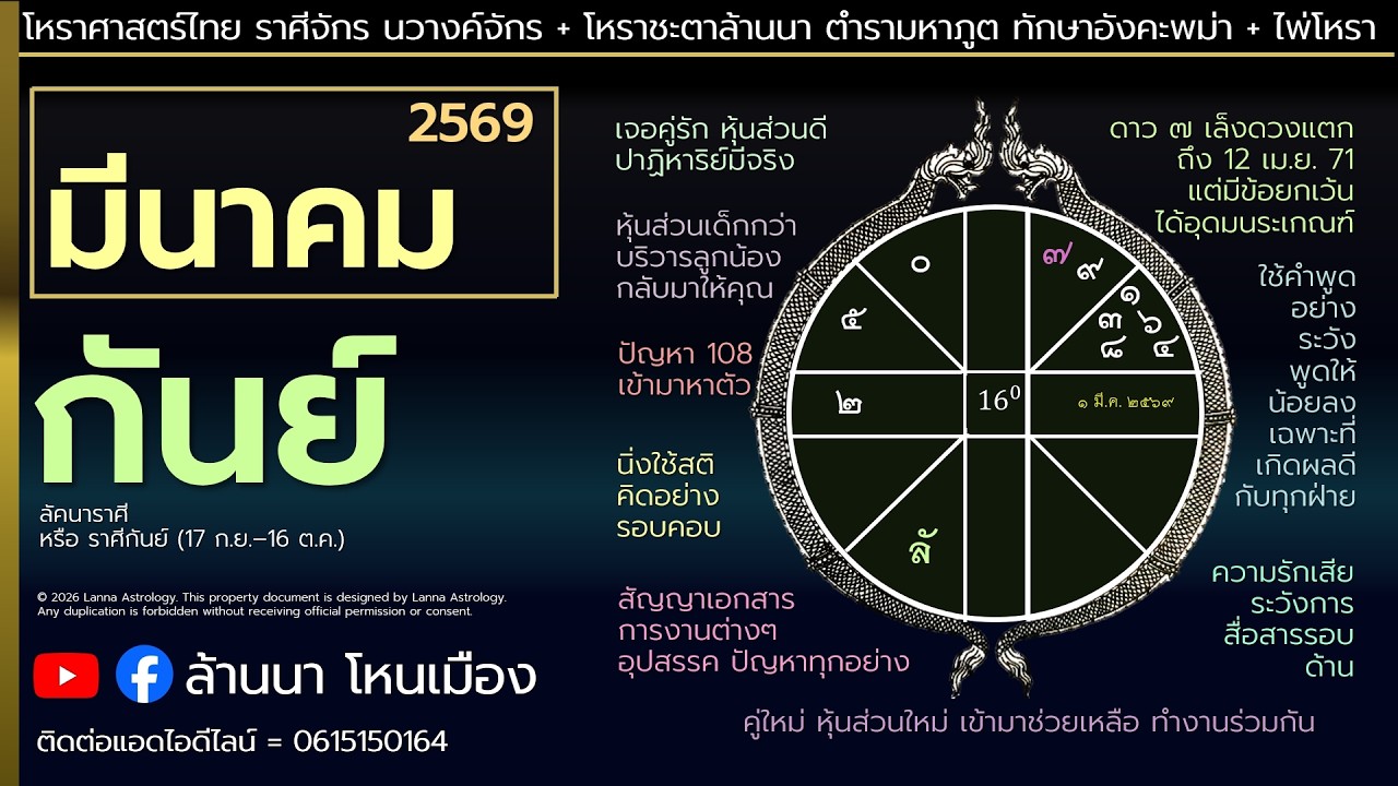 กันย์ ดูดวง มี.ค. 2569 ;) ดาววาสนาและปัญหาทีมเดียวกัน!