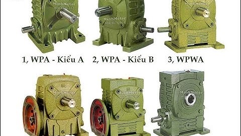 Hộp giảm tốc trục vít WPA 80, trục vuông góc, 0968140191, MinhMotor
