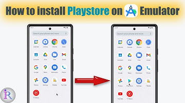 How to install the Google Playstore on an android emulator?