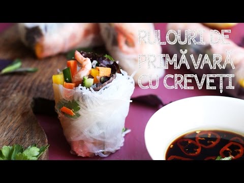 Video: Rulouri Cu Legume și Creveți