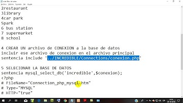 INSTRUCCION echo. IMPRIMIR POR PANTALLA CONCATENAR TEXTOS DE UNA TABLA MYSQL video1 PHP.