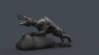 Alien Maya 3d modeling